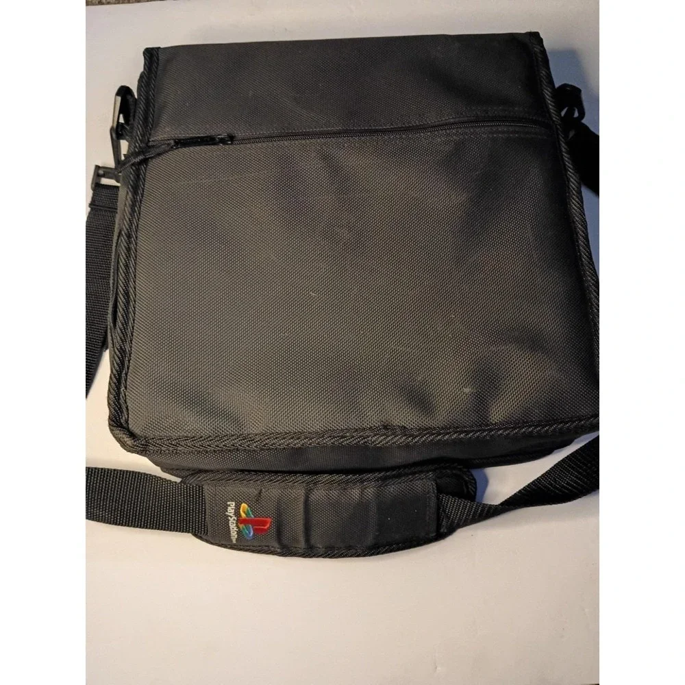 Vintage Sony Playstation 1 PS1 OEM Official Carrying Travel Bag Case w/ Strap